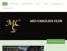 Tablet Screenshot of midcarolinaclub.us